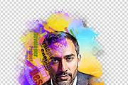 Unique Portrait Text Photo Effect, an Action Add-On by MRI STUDIO (Thumbnail 25 of 42)