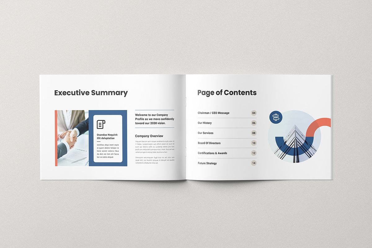 Company Profile Template, a Brochure Template by Creativity-Design (Photo 2 of 7)