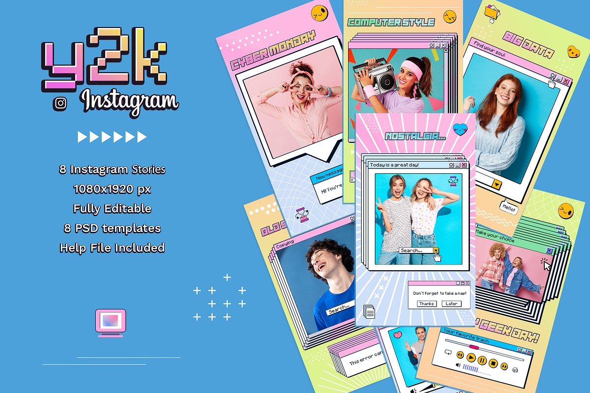 Y2K Instagram Stories, a Design Template by Andrew Skoch Design (Photo 7 of 7)