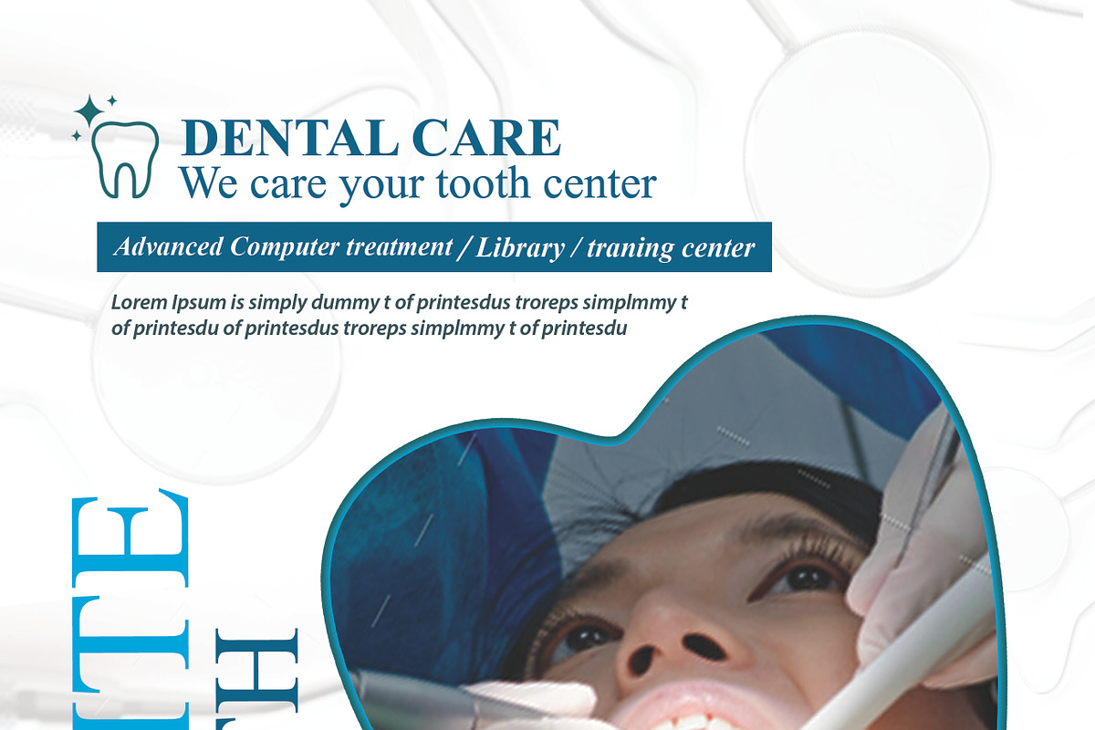 Dental Care Flyer, a Flyer Template by TheGraphicsWorld (Photo 4 of 4)