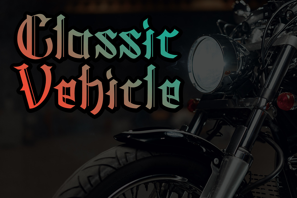 Oldstone Lines, a Blackletter Font by Letterafa Studio (Photo 5 of 8)