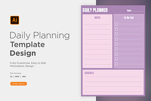 Daily Planner Sheet Design -36