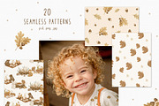 Warm Autumn baby collection, an Animal Illustration by polikarpovaart (Thumbnail 6 of 14)