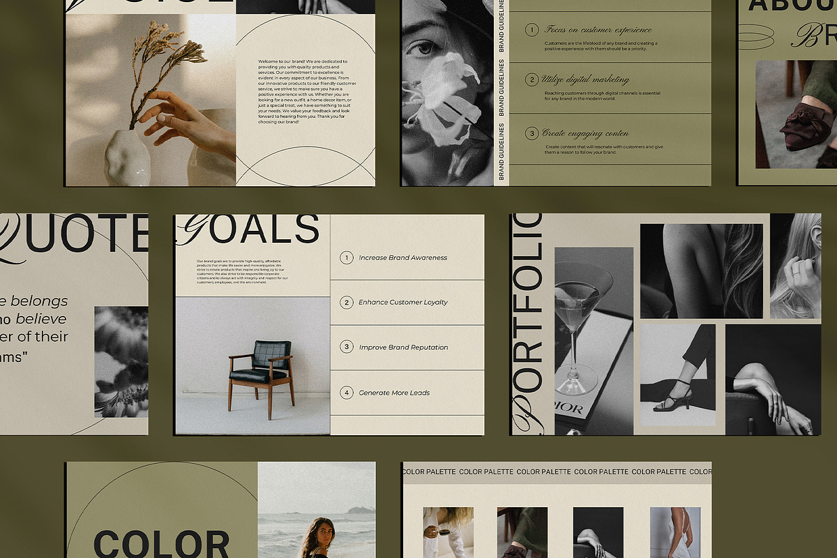BERLIN Brand Guidelines Template, a Branding & Logo Template by Amaré Creative (Photo 3 of 13)