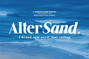 Alter Sand - Brand Serif Font, a Serif Font by RagamKata (Thumbnail 1 of 9)