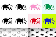 Opossum Logo, a Graphic by NataliiaVolyk (Thumbnail 1 of 6)