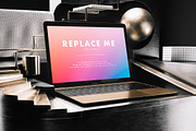 Macbook Creative Mockups Set, a Books & Magazine Mockup by As Good As Possible (Thumbnail 4 of 14)