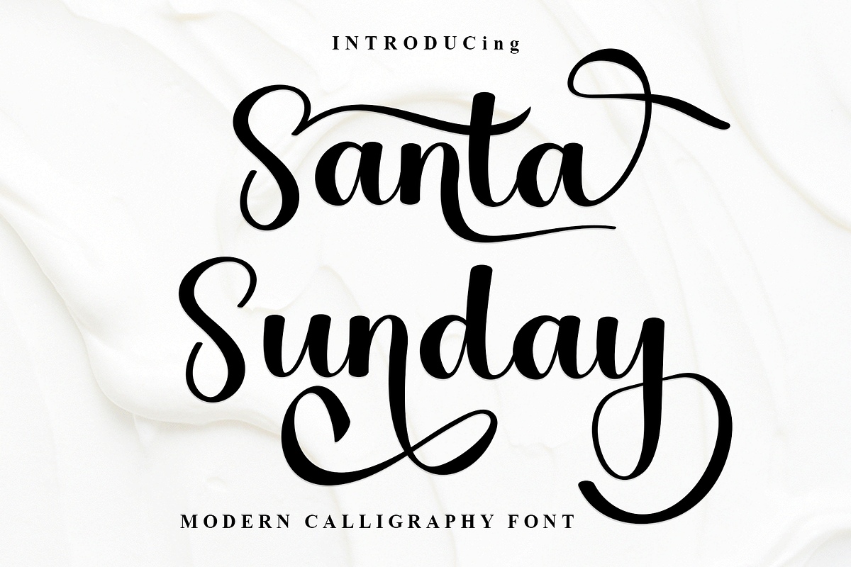 Santa Sunday, a Handwritten Font by FreshTypeINK (Photo 1 of 8)