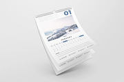 Wall Calendar 2024, a Print Template by Uiparvin (Thumbnail 1 of 3)