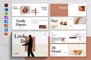 Minimalist Lookbook Landscape, a Magazine Template by DesignCrest