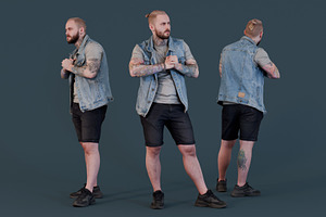 Urban Edge - Man In Denim Vest