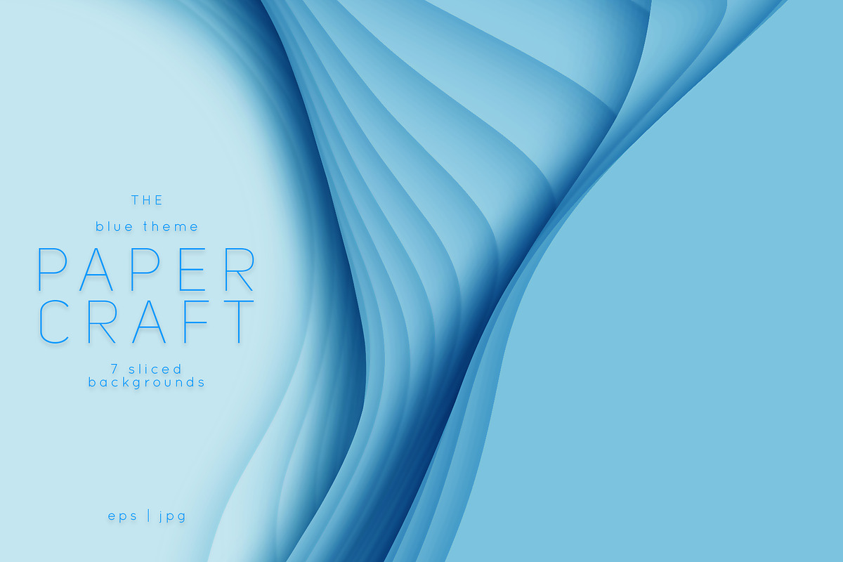 Paper Craft 7 Blue Backdrop, a Texture Graphic by GarryKillian (Photo 1 of 8)