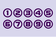 Display Digits Ten Font, a Font by GG Design (Thumbnail 8 of 9)