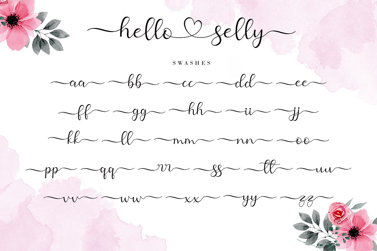 Hello Selly, a Script Font by AEN Creative Studio (Photo 10 of 12)