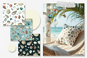 Garland of Shells Watercolor Clipart, an Illustration by NATASHA CHU (Thumbnail 9 of 12)
