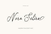 Nora Selira, a Script Font by Realtype (Thumbnail 1 of 8)
