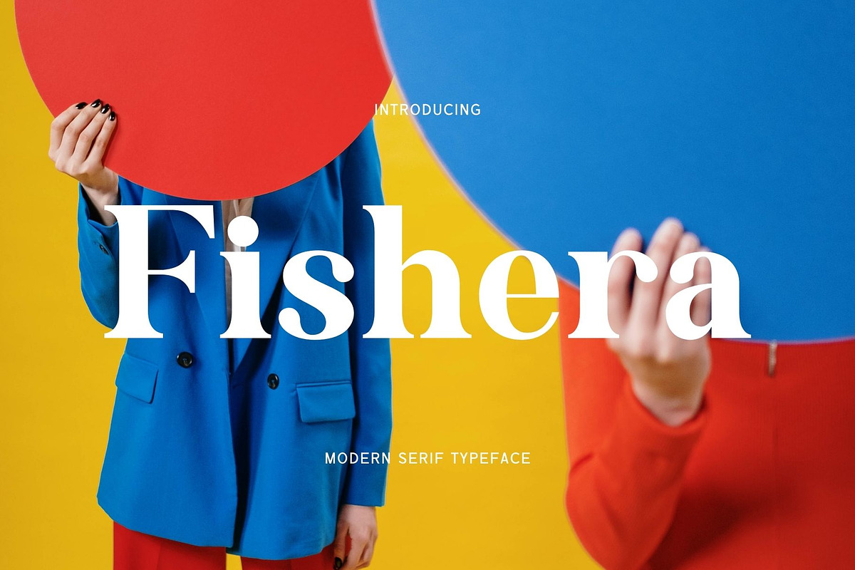 Fishera - Modern Serif Typeface, a Serif Font by Font Kingdom (Photo 1 of 10)