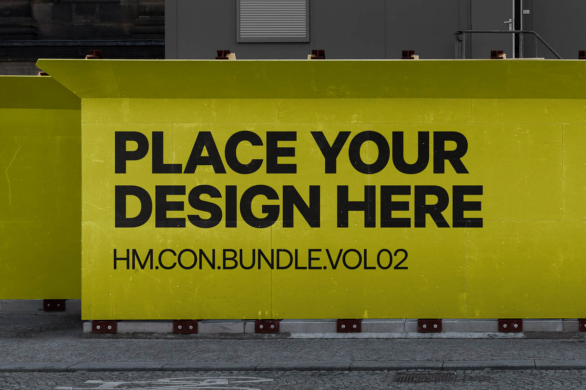 Hoarding Board Mockup, an Advertising Mockup by HAZARD MOCKUPS (Photo 6 of 8)