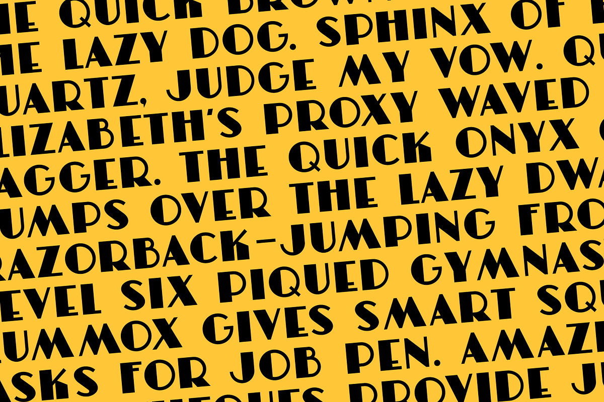 Cafe Deco, a Sans Serif Font by Loudoun Design Co. (Photo 6 of 6)
