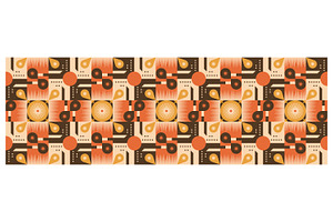 Retro Geometric Abstract, a Pattern Graphic by Creative Backgrounds