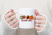 Autumn Vibes Thanksgiving Fall PNG, an Illustration by designcity5 (Thumbnail 2 of 8)