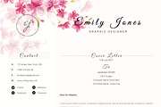 Water Color CV-Resume Template *C, a Resume Template by Showy68 Template (Thumbnail 5 of 5)