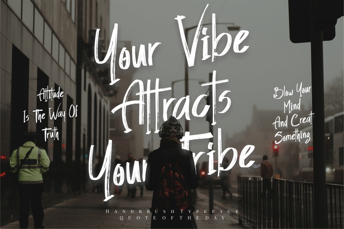 Slatter - Handbrush Font preview 4