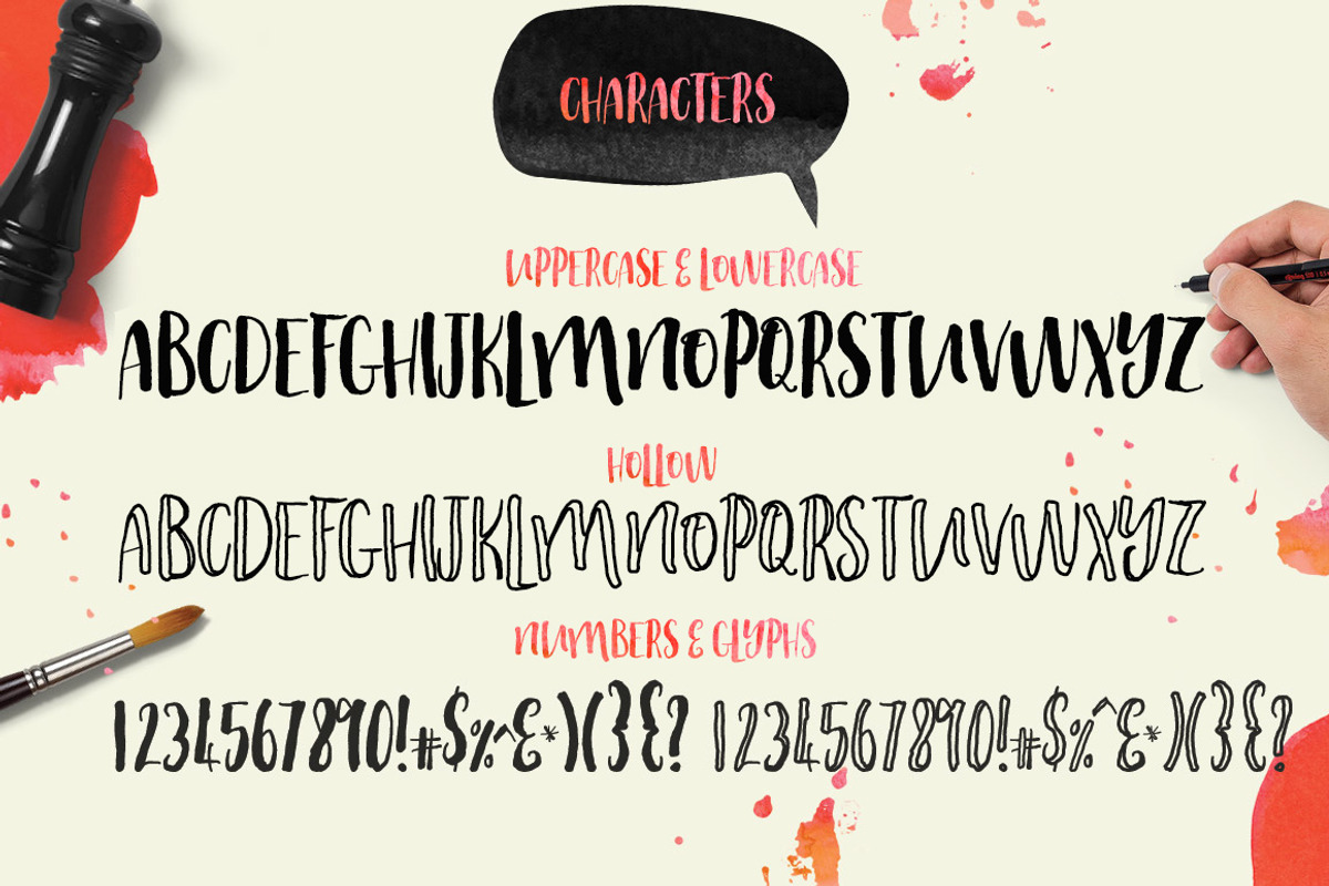 Hot Chips Font Typeface preview 2
