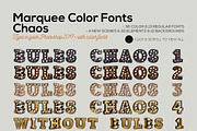 Marquee Chaos View - Color Fonts, a Font by TVartworks (Thumbnail 3 of 12)