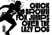Quadrophonic Stylish Condensed Font, a Sans Serif Font by ikiiko (Thumbnail 2 of 7)