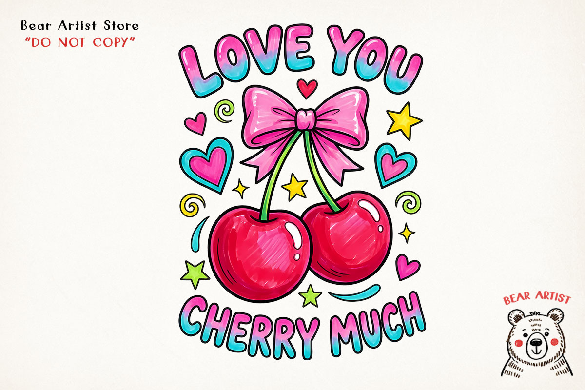 Valentine Love & Coffee Illustration, an Illustration by GlitterCraft (Photo 2 of 41)