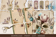 Antique Parisienne Junk Journal Kit, an Object Graphic by Traveling Designer (Thumbnail 4 of 5)