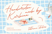 Handwritten Karleina Script Font