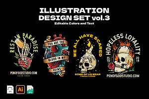 Illustration Design Set Vol.3