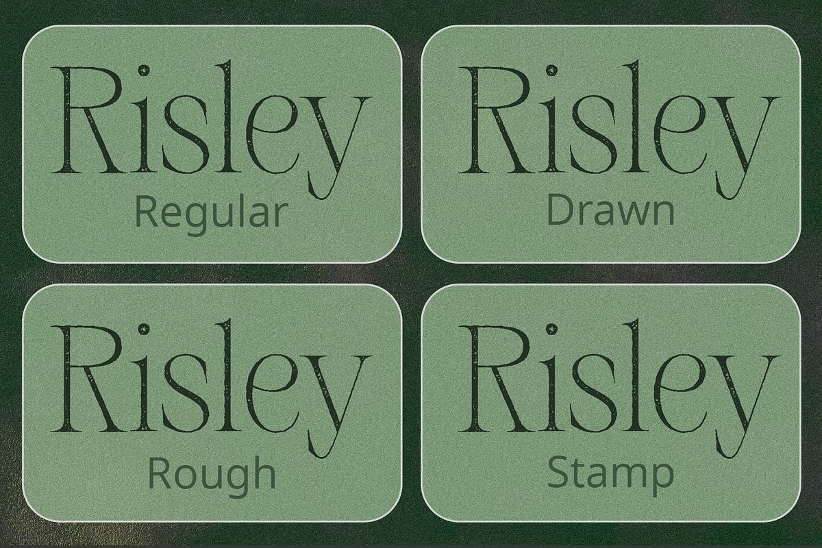 Risley Vintage, a Serif Font by Craft Supply Co. (Photo 8 of 8)