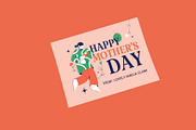 Red Mothers Day Greeting Card, a Card Template by Neermana (Thumbnail 3 of 4)