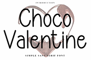 Choco Valentine, a Sans Serif Font by InermediaSTUDIO (Thumbnail 1 of 7)