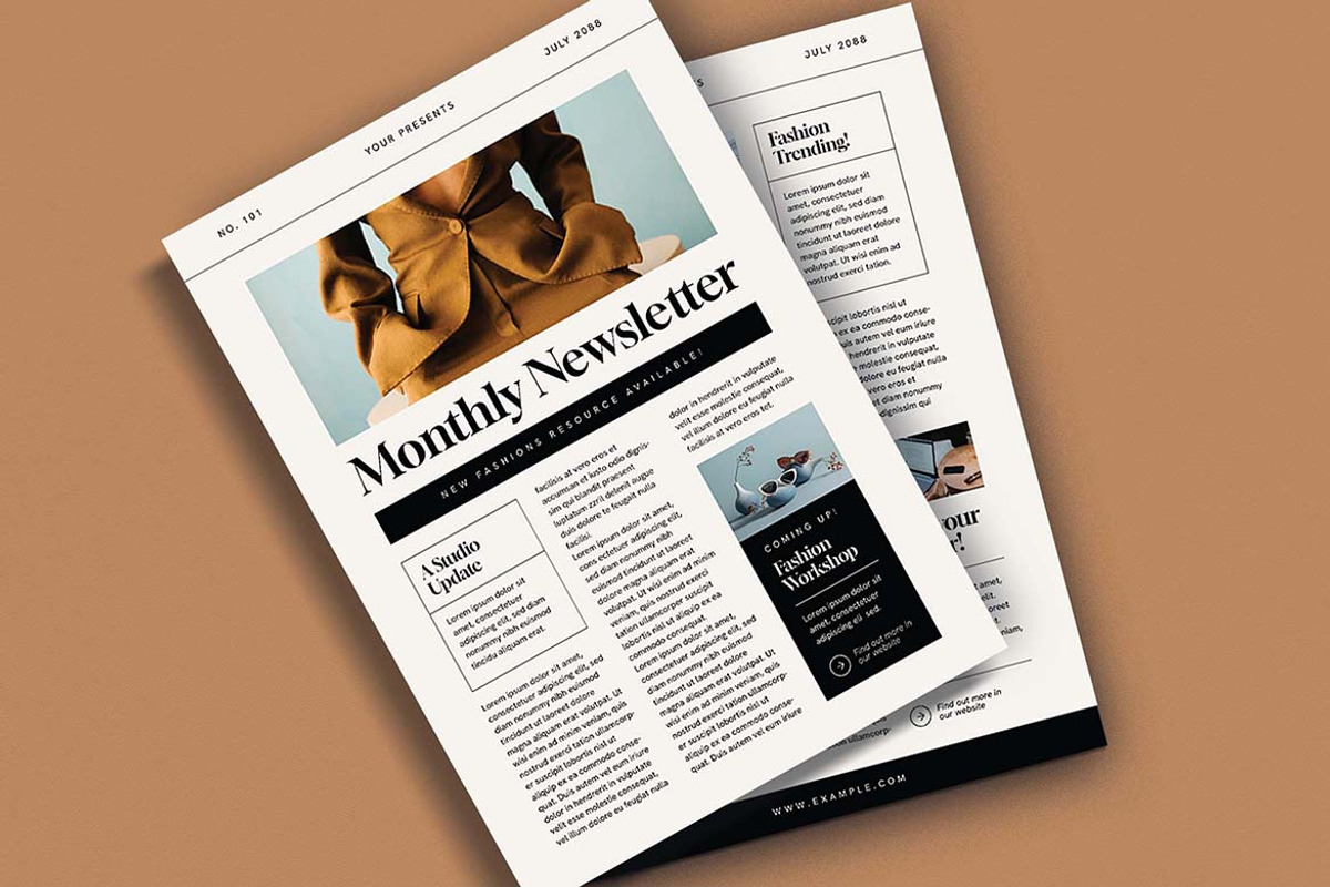 Simple Elegant Newsletter preview 3