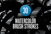 Watercolor Brush Stroke Brushes, a Brush Add-On by jeffportaro (Thumbnail 1 of 2)