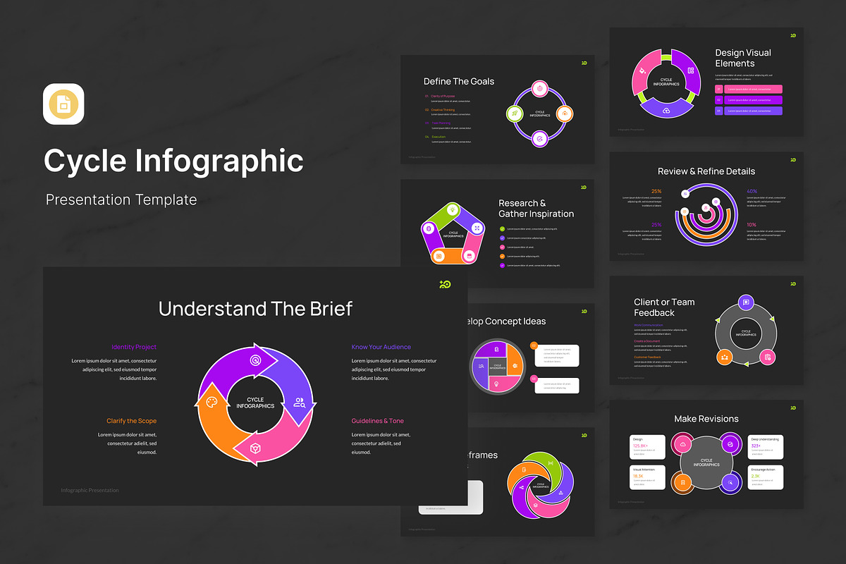 Cycle Infographic Google Slides