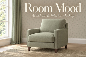 Room Mood Interior PSD Mockup
