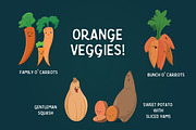 Cartoon Illustrated Vegetable Foods, an Illustration by Rainy City Press (Thumbnail 2 of 5)