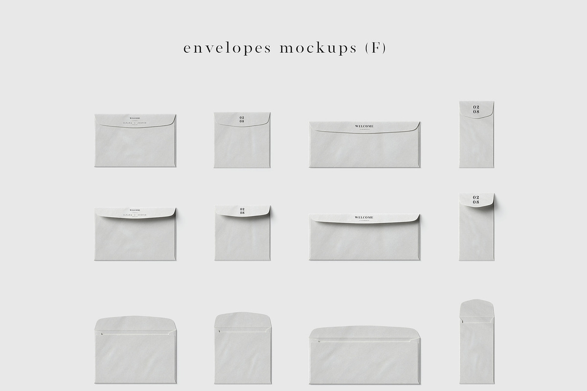 Papers&Envelopes - mockup set, a Product Mockup by Creatoom (Photo 25 of 29)