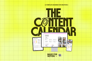 Perfect Content Calendar Template