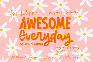 Awesome Everyday Font Duo