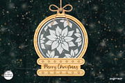 Christmas Snowglobe Ornaments SVG, a Decorative Illustration by svgocean (Thumbnail 12 of 13)