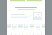 Website Wireframe Design Layout, an UI Kit Template by CreativeShaper (Thumbnail 5 of 6)