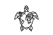 World Map Sea Turtle Bundle, an Illustration by Gaye Art (Thumbnail 11 of 31)