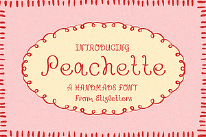 Peachette - A Playful Font