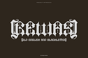 Gewas - Old English Font, a Blackletter Font by QR Design Studio (Thumbnail 2 of 9)